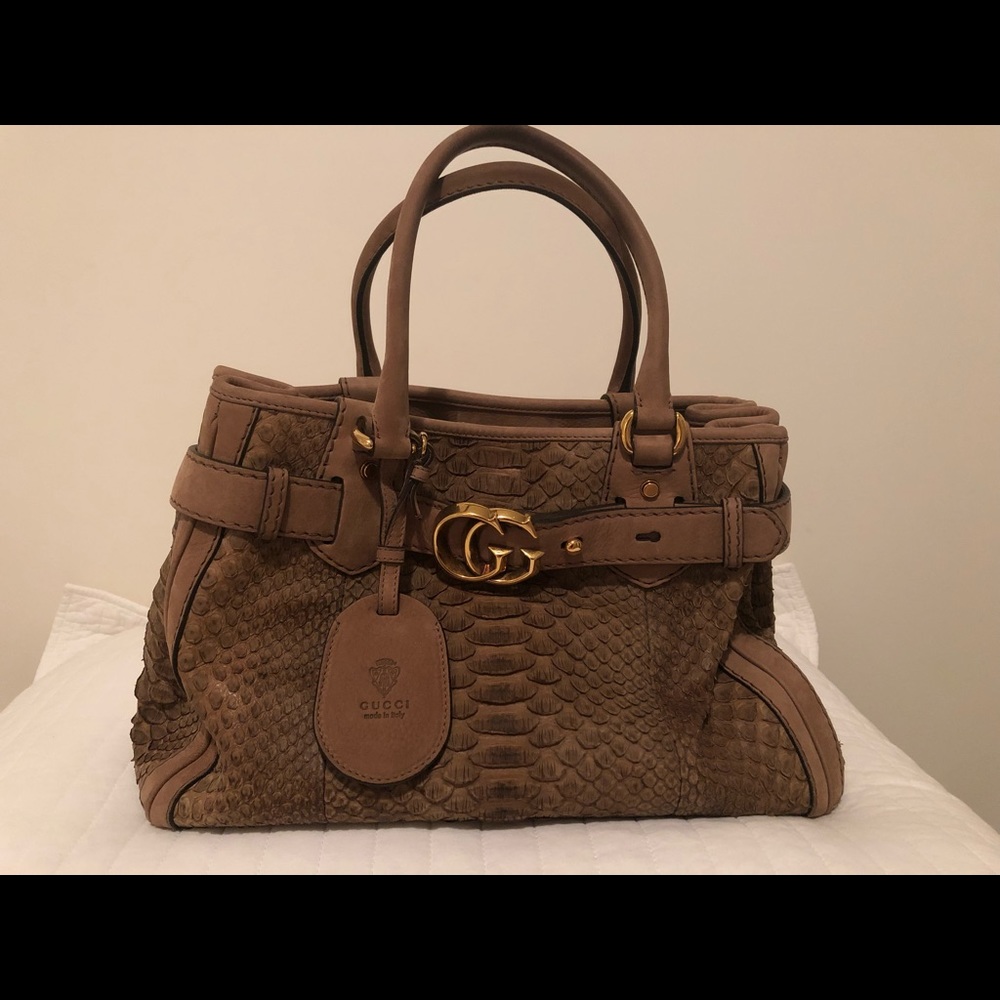 Python Gucci bag
